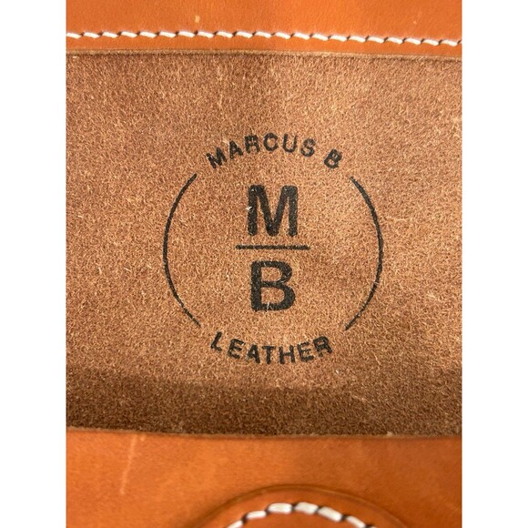 Marcus B Leather Handbag Women's Color Saddle Crossbody Strap “ KAM NO. 01” - Picture 6 of 12